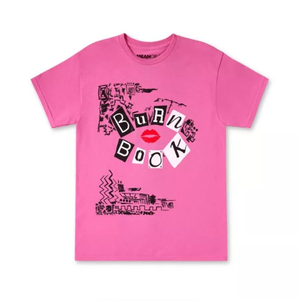 Pink Burn Book T Shirt - Mean Girls Excellent Condition 
Pre-Owned Never Worn!